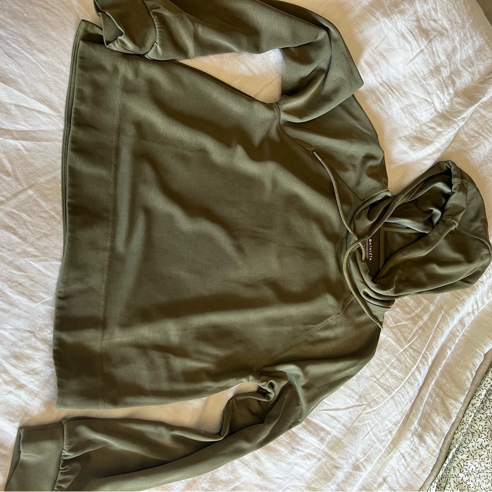 Athleta Khaki Hoodie - small